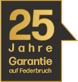 Boxspring Federbruch-Garantie